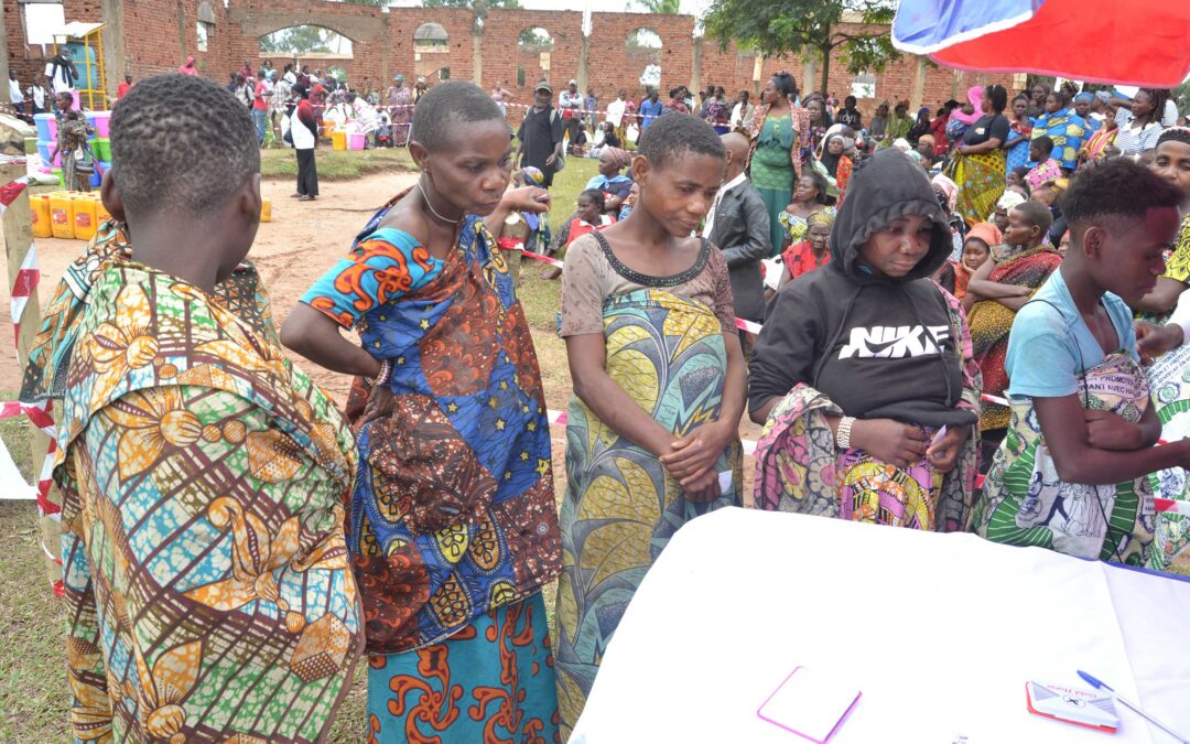 Appui aux déplacés internes victimes des atrocités de Beni