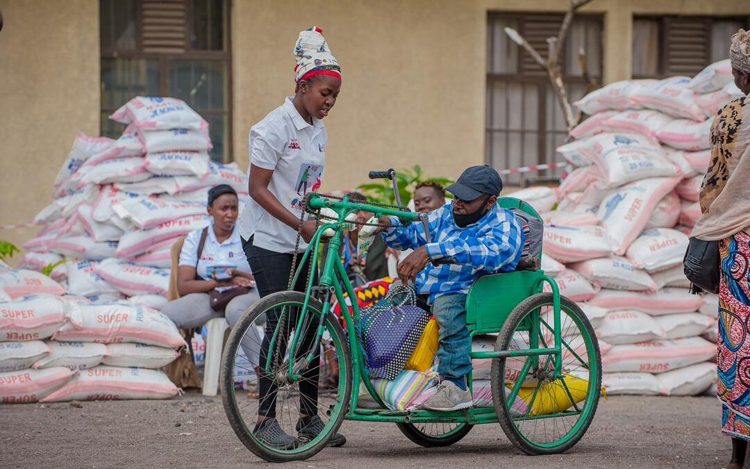 Assistance en vivres et non vivres aux personnes vivant avec handicap dans la ville de Goma Phase I